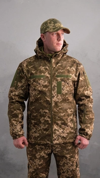 Куртка тактична Softshell Піксель ЗСУ (Розмір 46)