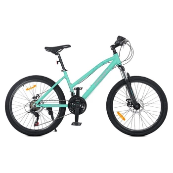 Жіночий Спортивний алюмінієвий велосипед гірський MTB G24AIRY A24.3 SHIMANO колеса 24 дюйми / м'ятний