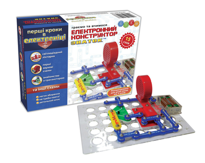Электронный конструктор "Знаток" "Первые шаги в электронике" Kiddisvit (15 схем В) арт. 061