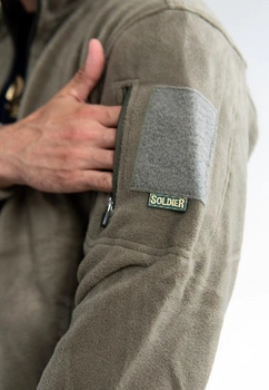 Тактическая куртка флисовая Soft Shell олива Logos 2454-07 L