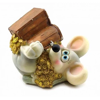 Скарбничка Мишка з Скринькою (10х10х8 см)