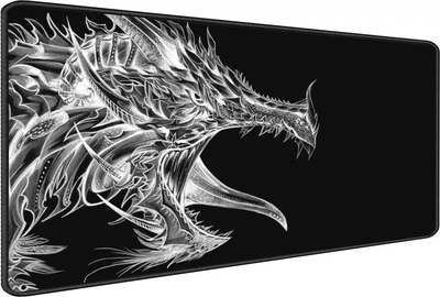 Игровая поверхность (Коврик для мышки) SHLab Дракон BnW SHM-850 (70х30 см) (30381)