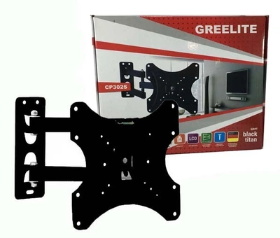 Настенное крепление кронштейн поворотный для телевизора или монитора GREELITE CP302S 14"-42" до 35 кг Art. 4770