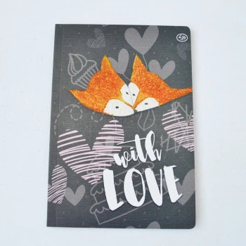 Блокнот А6 с цветными листами Profi With love Three 80 страниц арт. 902132