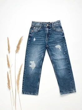 Джинсы ZARA 116 см синий артикул Л303