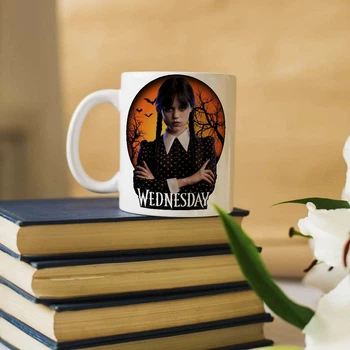 Оригинальная чашка с персонажами сериала «Уэнздей - Wednesday» (ART_802)