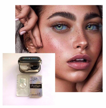 Лінзи кольорові Fresh lady GMP Honolulu Блакитно-зелені (N-17)