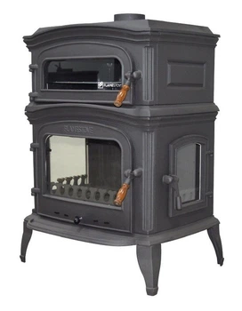 Чавунна піч Flame Stove Altara Lux Premium з духовкою та боковою дверкою