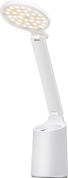 Lampa stołowa Activejet FUTURE 7W 350lm 2800-5500K 5V USB z baterią 1200mAh biała