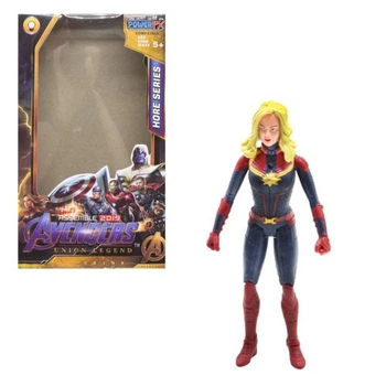 Фигурка Мстители Капитан Марвел Avengers супергерой с подсветкой для коллекционирования персонажей (4730717)