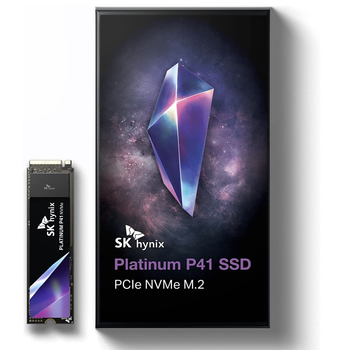 SSD накопичувач SK hynix Platinum P41 500 GB M. 2 PCIe NVMe Gen4 (SHPP41-500GM-2), (up to 7000/4700 MB/s), 176-Layer NAND Flash, DRAM: SK hynix LPDDR4