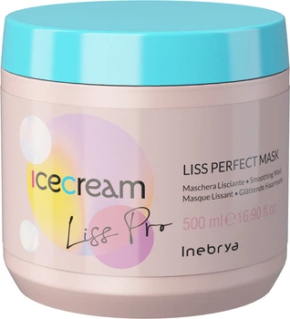 Розгладжувальна маска Inebrya Liss Perfect Mask для неслухняного та пухнастого волосся 500 мл (8008277263571)