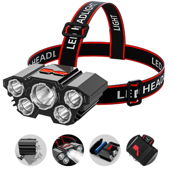 Налобный фонарь Leovin LE-011 аккумуляторный LED фонарик