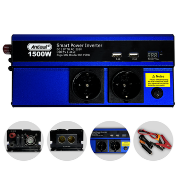 Преобразователь напряжения Andowl QY-7012Х1 1500 Ватт инвертор 1500W с модифицированным синусом Italy