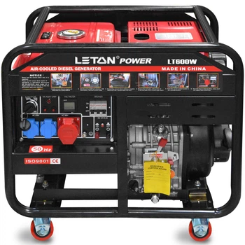 Дизельный трехфазный генератор Leton LT600W 7 кВт