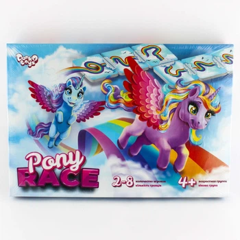 Настольная развлекательная игра Гонки "Pony Race" Danko Toys (106953)