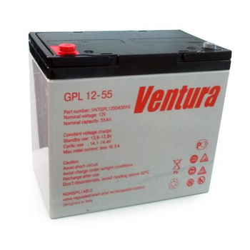 Аккумулятор Ventura GPL 12-55 AGM - AGM на 12 В 55 ампер-часов