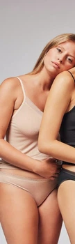 Майка из модала на тонких бретелях Gisela 0121 nudo 44(M) Телесный