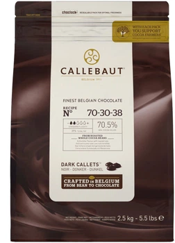 Шоколад Callebaut Темный кувертюр в дропсах 2.5 кг (5410522512854)