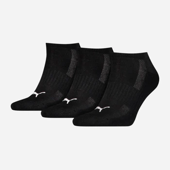 Набор женских носков коротких хлопковых Puma Cushioned Sneaker Un 90794201 35-38 3 пары Black (8720245028790)
