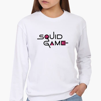Свитшот женский Игра в кальмара (Squid Game) (8771-3377-3) Белый M
