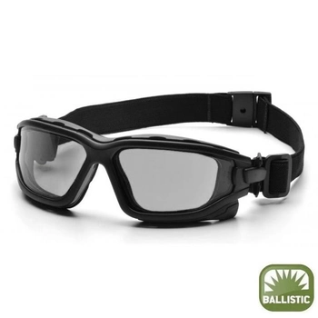 Балістичні окуляри з ущільнювачем Pyramex i-Force Slim Gray (Anti-Fog)