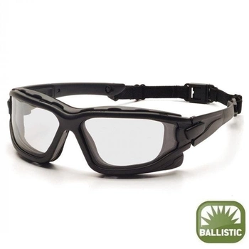 Балістичні окуляри з ущільнювачем Pyramex i-Force Slim Clear (Anti-Fog)