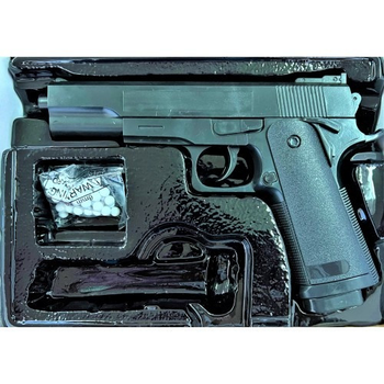 Страйкбольный пистолет "Beretta 92" Galaxy 27х17х4 см (det0006609) Черный