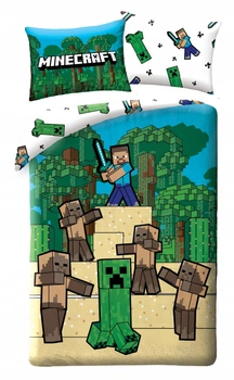Постільна білизна Майнкрафт (наволочка+підковдра) Minecraft 140x200 см (MNC325)