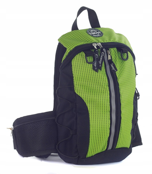 Рюкзак спортивний велосипедний Convey EASTBIKE, велорюкзак 40 x 26 x 9см, 10л (0745760079780-12) зелений з чорними полосами