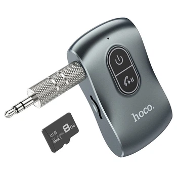 Bluetooth ресiвер Hoco E73 AUX Car Bluetooth Receiver Black