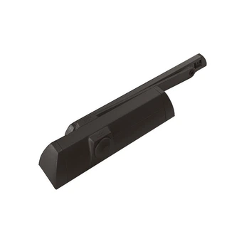 Дверний доводчик DORMA TS90 Impuls EN 3/4 в комплекті з ковзним каналом коричньовий