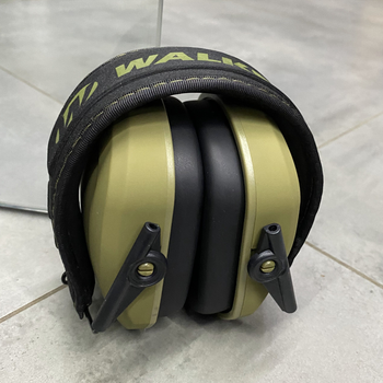 Тактичні пасивні навушники Walker's Razor Slim Passive Earmuffs, 27 дБ, низькопрофільні, для стрільби, колір Хакі (242726)