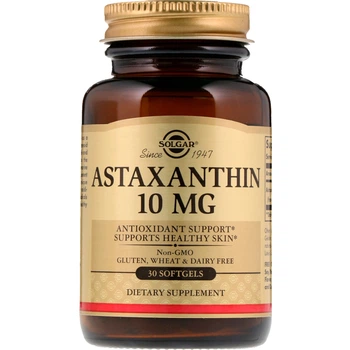 Астаксантин Solgar (Astaxanthin) 10 мг 30 капсул SOL36204