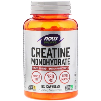 Креатин NOW Foods (Creatine Monohydrate Sports) 750 мг 120 капсул NOW02035
