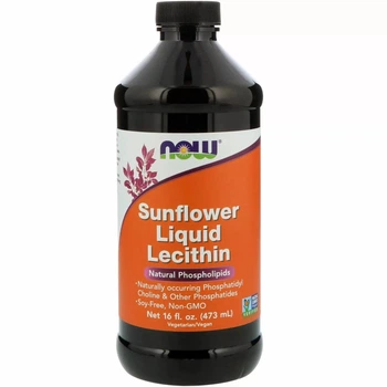 Жидкий лецитин из подсолнечника NOW Foods (Sunflower Liquid Lecithin) 473 мл NOW02372