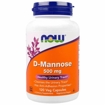 Д-Манноза NOW Foods (D-Mannose) 500 мг 120 капсул NOW02811