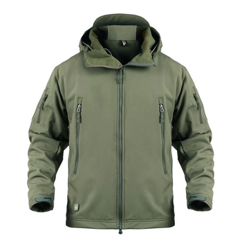 Тактическая куртка Pave Hawk PLY-6 Green (4XL) мужская военная холодостойкая влагоотталкивающая осень-зима