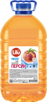 Мыло жидкое косметическое Lilu Персик 5 л (4820159424504)