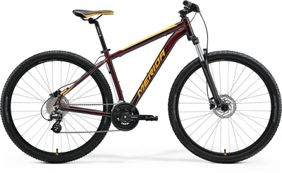 Велосипед гірський MERIDA, BIG.NINE 15, RED(ORANGE), 2022