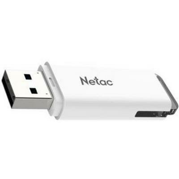 Накопичувач 32GB Netac U185 White (NT03U185N-032G-20WH)