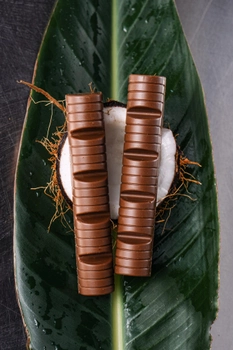 Шоколадный батончик Healthy Choice с карамелью и орехами 66г 