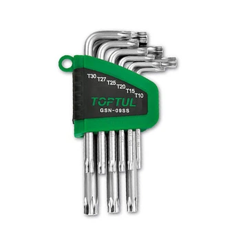 Набір Г-обр. ключів TORX T10-T50 9од. (GAAL0913) TOPTUL GSN-09SS