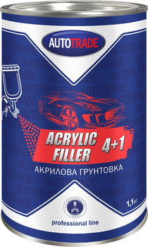 Ґрунт акриловий 2К 4 + 1 Autotrade 1.1 кг (Autotrade-131520)