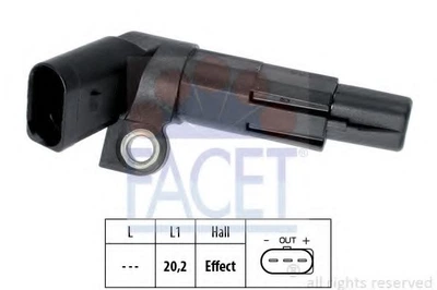 Датчик оборотов коленвала Skoda Fabia/VW Polo 1.2i 01- (9.0683) Facet Facet (90683)