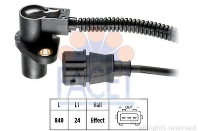 Датчик коленвала Opel ASTRA F, OMEGA B, VECTRA B 1.8/2.0 94-01 Facet (90314)
