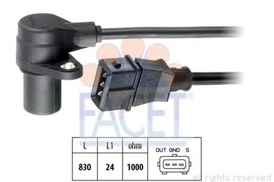 Датчик оборотов коленвала Opel Astra 2.0 Turbo (00-) (9.0296) Facet Facet (90296)