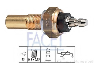 Датчик температуры охлаждаемой жидкости MAZDA 323,626 1.3-3.0i 85-91 Facet (73068)
