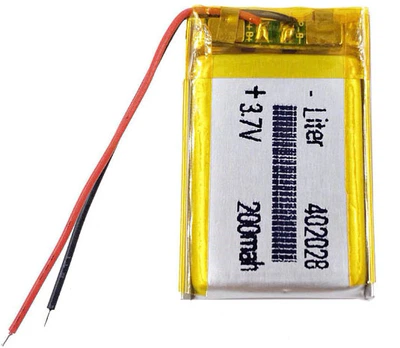 Аккумулятор Li Pol 402030 200мАч 3.7В. Liter Energy