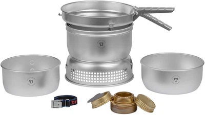 Zestaw naczyń turystycznych z palnikiem spirytusowym Trangia Stove 25-1 UL (BF140251) (7315081402517)